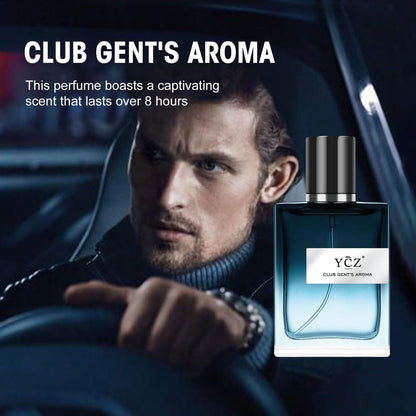 Ycz Midnight Marine Eau de Parfum for Men, 1.7 Fl Oz (50 mL), Long-Lasting Cologne, Fresh Marine & Woody Fragrance with Grapefruit, Ginger and Cedar Notes for Daily Wear, Date Night and Gifts