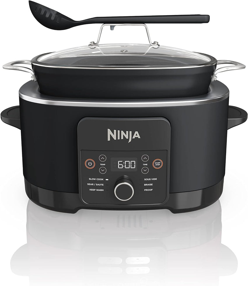 Ninja MC1101 Foodi Everyday Possible Cooker Pro, 8-in-1 Versatility, One-Pot Faster Cooking Replaces 10 Tools, Family-Sized Capacity with Adjustable Temp Control, 6.5 quarts, Midnight Blue