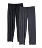 DAVID ARCHY Mens Pajama Pants Bamboo Rayon Lightweight Sleep Bottoms, Breathable Lounge Pants with Pockets Comfy PJs, 2 Pack