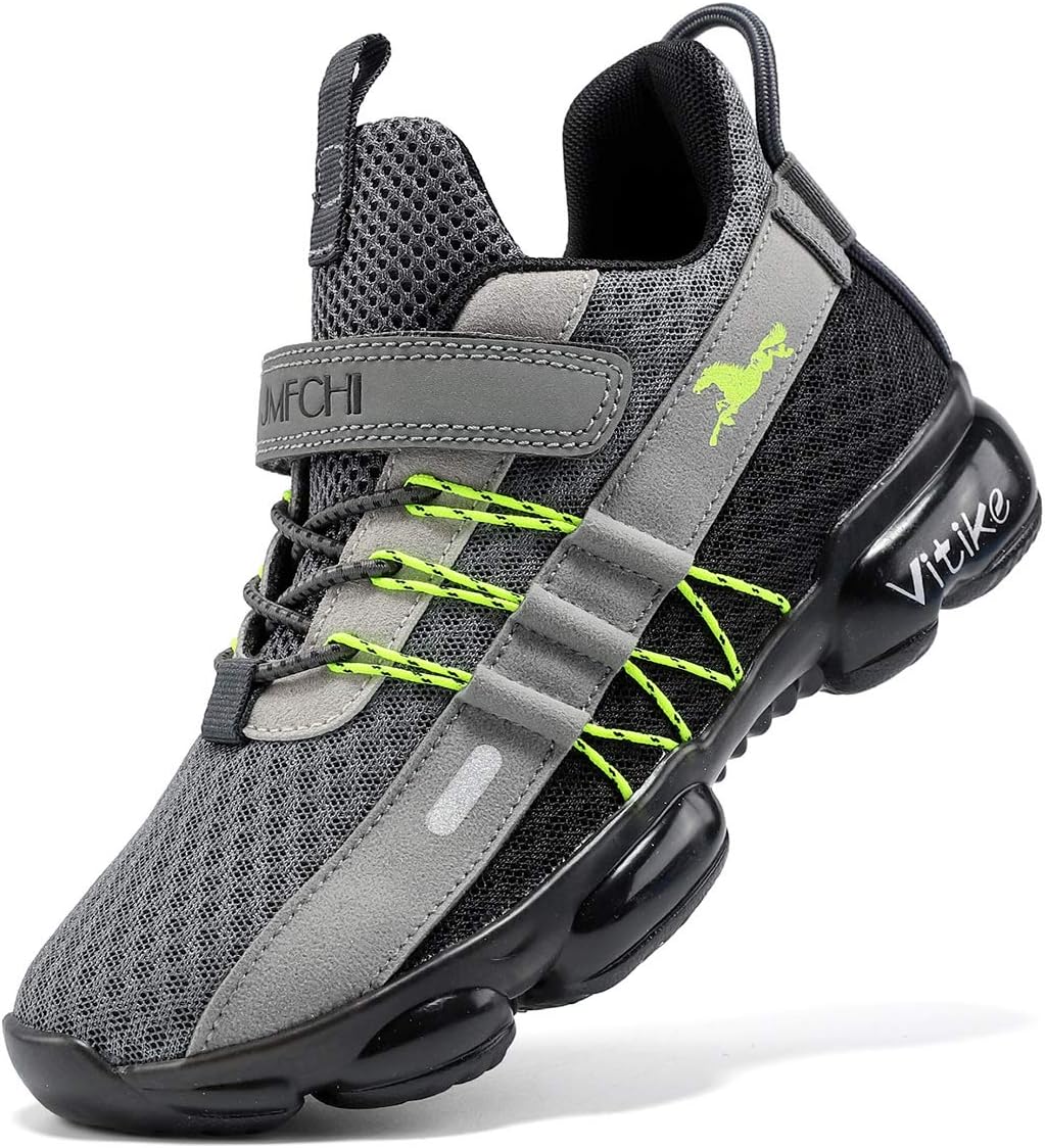 VITUOFLY Boys Sneakers Kids Running Shoes Girls Mesh Fitness Shoe Indoor Training Sneaker Lightweight Outdoor Sports Athletic Tennis Shoes for Little Kid/Big Kid