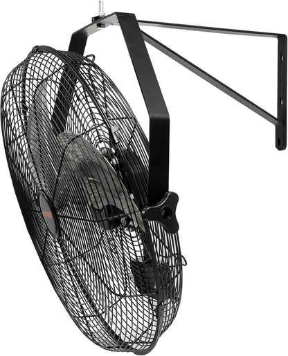VEVOR 18 inch Wall Mount Fan Waterproof 2 Packs, 3 speed High Velocity 4000 CFM Industrial Wall Fan for Indoor, Commercial, Residential, Warehouse, Greenhouse, Workshop, Basement, Garage,Black