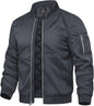 7DAY'S Men's Bomber Jackets Thermal Quilted Jacket Water Resistant Warm Winter Coats