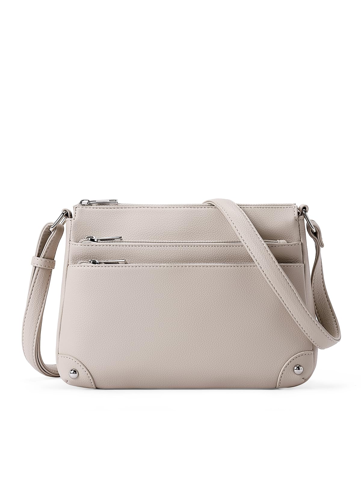 WESTBRONCO Crossbody Bags for Women, Medium Size Shoulder Handbags, Satchel Purse with Multi Zipper Pocket