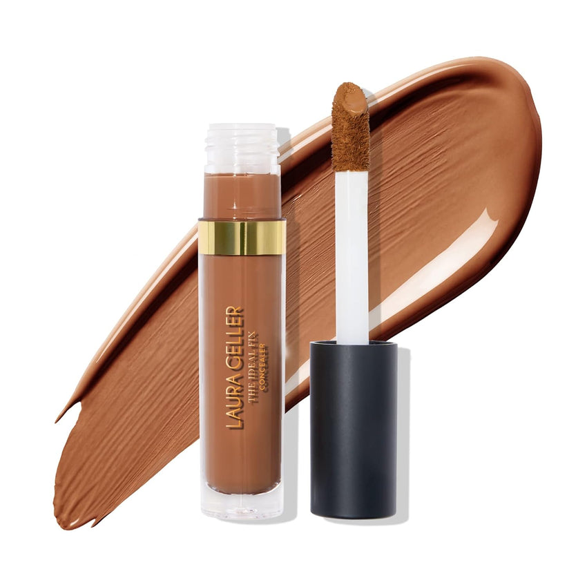 LAURA GELLER NEW YORK The Ideal Fix Concealer - Light - Buildable Medium to Full Coverage Liquid Concealer - Covers Under Eye Dark Circles & Blemishes - Long-Lasting
