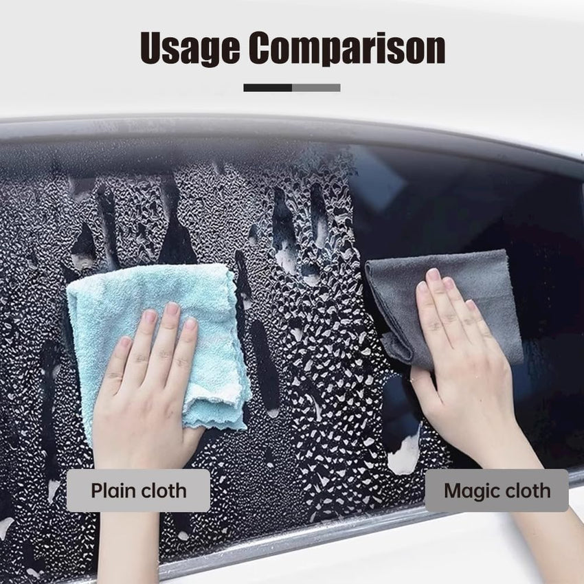 Thickened Magic Cleaning Cloth, 2025 New Magic Cleaning Cloths for Glass, Reusable Microfiber Cleaning Cloth Lint Free Streak Free Rags for Windows Mirrors Cars Kitchen Home Use (10, 11.8 × 11.8 in)