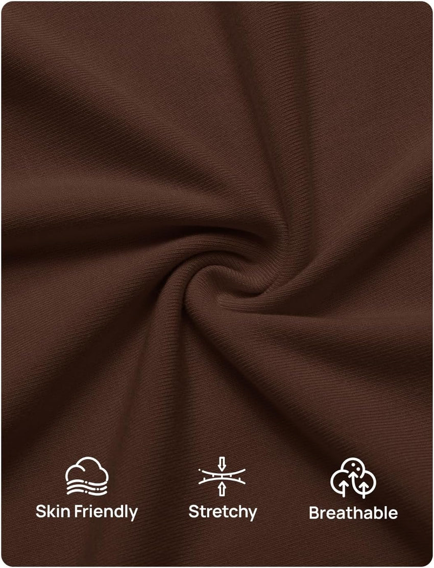 ZESICA Women's 2025 Fall Long Sleeve Bodycon Dress Mock Neck Wedding Guest Cocktail Party Long Midi Dresses