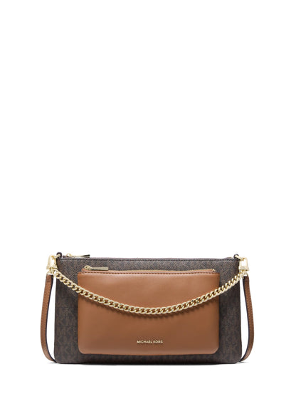 Michael Kors Jet Set Medium Pocket Convertible Crossbody Bag