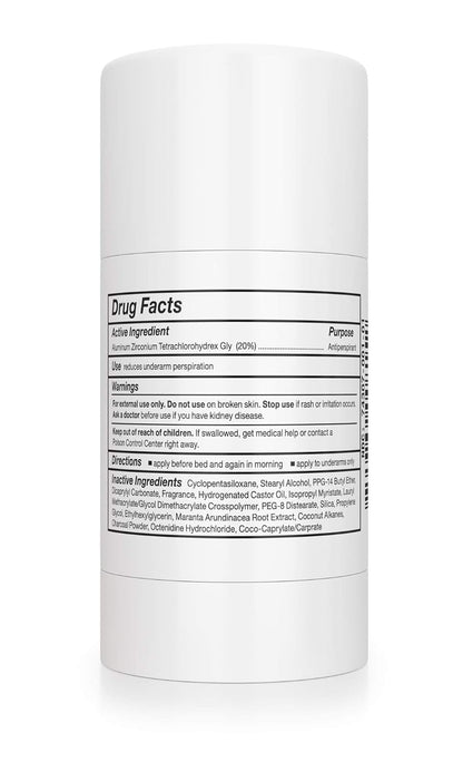 Carpe Clinical Strength Deodorant + Clinical Antiperspirant - Clinical Grade Solid Stick - Fresh Linen Scent - Combat Excessive Underarm Sweating - Great for Hyperhidrosis