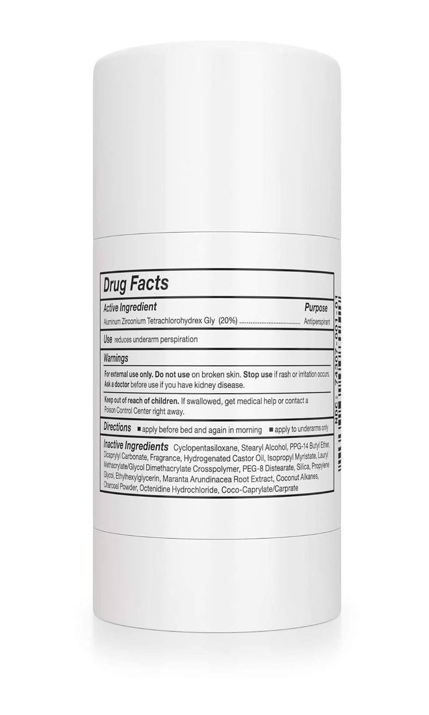Carpe Clinical Strength Deodorant + Clinical Antiperspirant - Clinical Grade Solid Stick - Fresh Linen Scent - Combat Excessive Underarm Sweating - Great for Hyperhidrosis