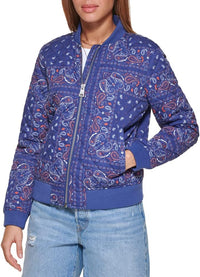 Levi's Women's Diamond Quilted Bomber Jacket With Front Pockets - Regular & Plus Sizes