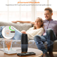 [Upgraded] 1Mii B06Pro Long Range Bluetooth Receiver, HiFi Wireless Audio Adapter, Bluetooth 5.1 Receiver with 3D Surround aptX HD Low Latency Optical RCA AUX 3.5mm Coaxial for Home Stereo System