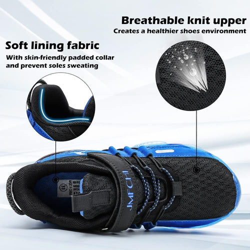 VITUOFLY Boys Sneakers Kids Running Shoes Girls Mesh Fitness Shoe Indoor Training Sneaker Lightweight Outdoor Sports Athletic Tennis Shoes for Little Kid/Big Kid