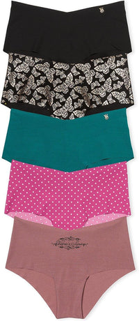 Victoria's Secret Women's No Show Cheeky Underwear, Minimal Coverage Panties for Women, Multi Pack (XS-XXL)