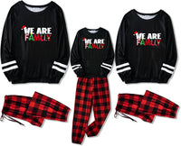 Ekouaer Family Christmas Pajamas Matching Sets Long Sleeve Couple Pjs Holiday Sleepwear Soft Loungewear with Pockets