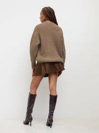 CIDER Women’s Cat Sweater Long Sleeve Crew Neck Fun Graphic Cute Patterned Pullover Sweater Tops