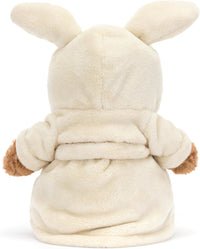 Jellycat Bartholomew Bear with Bathrobe Stuffed Animal, 10 inches - Teddy Bear Plush - Soft & Huggable - Classic Children's Gift