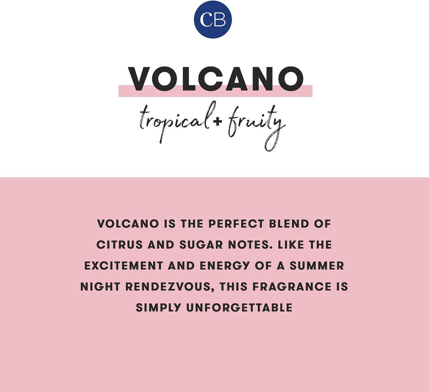 Capri Blue Pura Plus Smart Home Fragrance Diffuser Kit - Includes 1 Tabletop Pura Diffuser and 2 Volcano Pura Refills - Notes of Tropical Fruits & Sugared Citrus