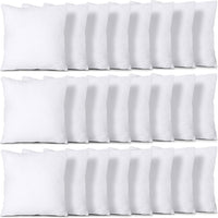 Utopia Bedding Throw Pillows (Set of 4, White), 18 x 18 Inches Pillows for Sofa, Bed and Couch Decorative Stuffer Pillow