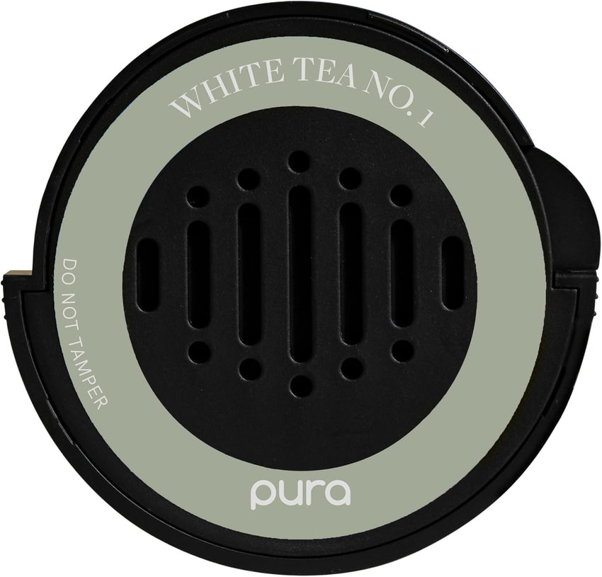 Pura Car Scent Refill - Fragrance for Pura Car Diffuser - Clean & Safe Luxury Diffuser Scent - Long-Lasting Fragrance for 30 Days of Aroma - Teak & Leather