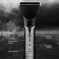 SRILabs StyleWrap Pro 7-in-1 Coanda Air Hair Multi Styler Dryer Brush with Negative Ions, Lighter and Foldable Design, Quiet Brushless Motor, Aviation-Grade Aluminum, Memory Function