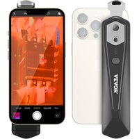 VEVOR Thermal Imaging Camera, 320 x 240 Pixels Super Resolution, 25Hz Refresh Rate Infrared Camera with -4 to 752°F Temperature Range, 32G Built-in SD Card, and Rechargeable Li-ion Battery