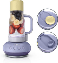 Ninja BlendBOSS | Personal Smoothie Blender & Tumbler | 26oz Travel Tumbler w/Leakproof Lid & Intergrated Chug Spout | AutoIQ Technololgy | 1200 Peak Watt | Watermelon Bubblegum | DB301GNBRN | (NEW)