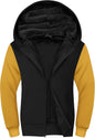 SWISSWELL Hooded Jacket for Boys Full Zip Ultra Soft Sherpa Fleece Hoodie Sweatshirt for Kids School Hooded Outerwear