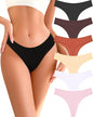 Cotton Underwear for Women Pack Breathable Thongs for Women Sexy Stretch Soft Womens Panties Thong XS-XL