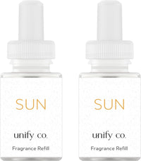 Pura & Unify Co. Home Scent Refill - Smart Air Diffuser - Up to 120-Hours of Luxury Fragrance per Refill - Home Essential - Clean & Safe Diffuser Fragrance - 2 Pack, Salt