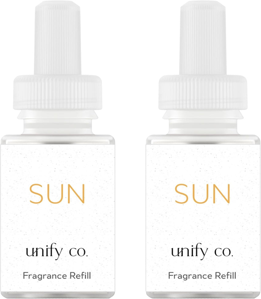 Pura & Unify Co. Home Scent Refill - Smart Air Diffuser - Up to 120-Hours of Luxury Fragrance per Refill - Home Essential - Clean & Safe Diffuser Fragrance - 2 Pack, Salt