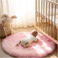 Ashler faux fur rug, Fluffy Shaggy Area Rug Ultra Soft 2 x 3 Feet Sheepskin Fur Rug, Navy Blue Fuzzy Rug Machine Washable Shag Rug, Nursery Decor Throw Rugs for Bedroom, kids room, Living Room