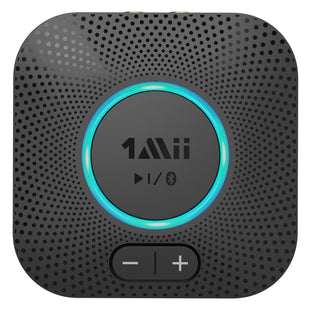 [Upgraded] 1Mii B06 Plus Bluetooth Receiver, HiFi Wireless Audio Adapter, Bluetooth 5.3 Receiver with 3D Surround aptX HD aptX Adaptive for Home Music Streaming Stereo System