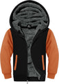 SWISSWELL Hooded Jacket for Boys Full Zip Ultra Soft Sherpa Fleece Hoodie Sweatshirt for Kids School Hooded Outerwear