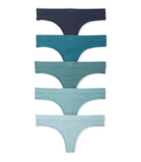 Victoria's Secret PINK Women's Cotton Thong Underwear, Panties for Women, Multi Pack (XS-XXL)