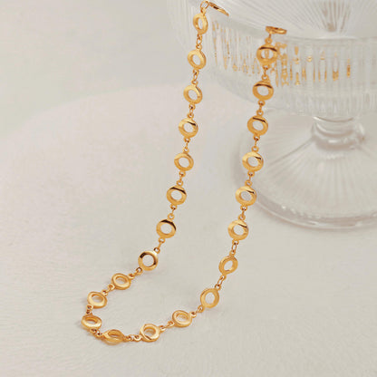 Aobei Pearl 18K Gold Plated Paperclip Chain Choker Satellite Chain Freshwater Cultured Biwa Pearl Pendant Necklace Dainty Turquoise Jewelry for Women