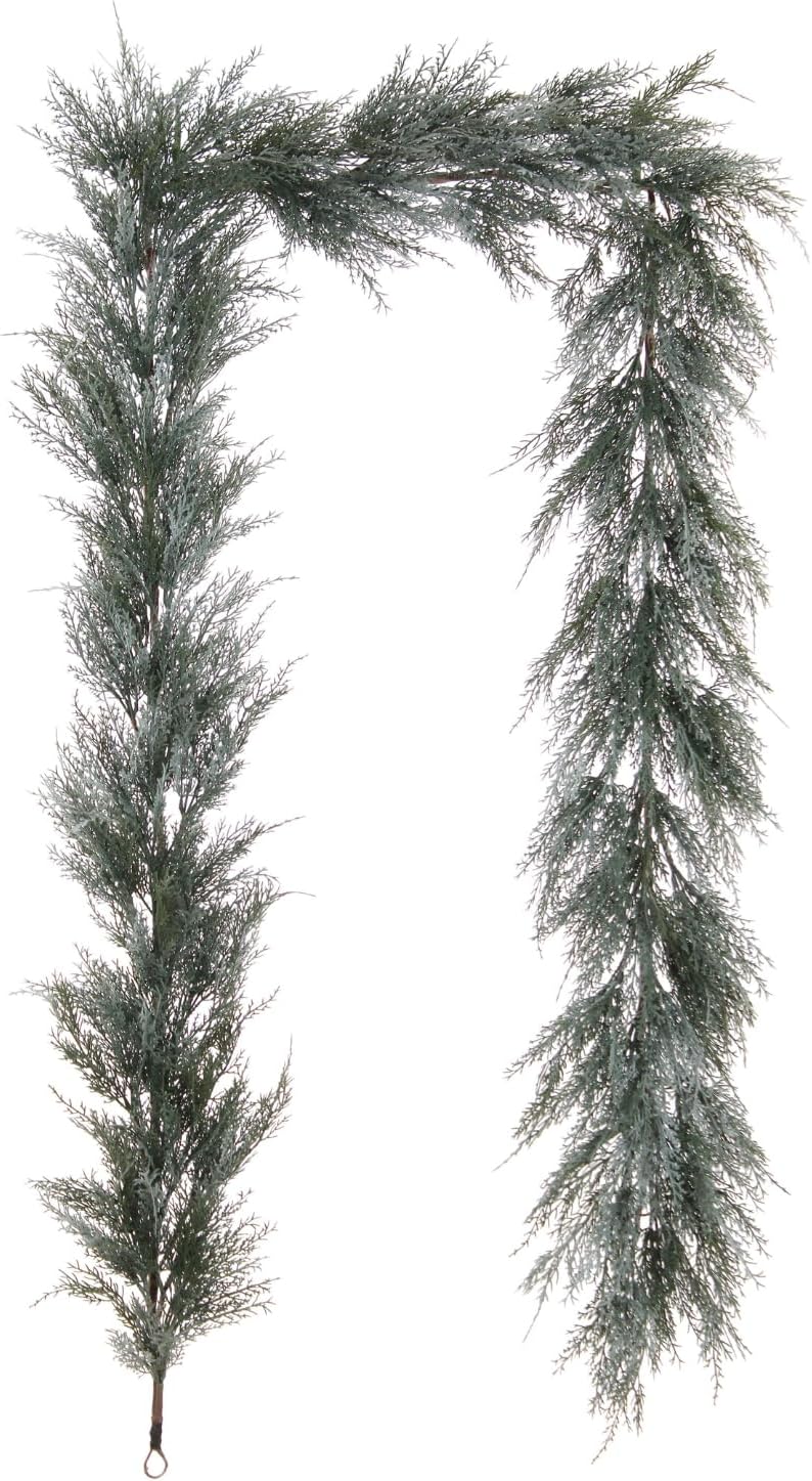 CG Hunter Holiday Collection Faux Garland, Premium Artificial Indoor and Outdoor Large 6-ft Magnolia, Eucalyptus, Pinecone, Needle Pine Christmas Garland, Christmas Decorations and Holiday Greenery