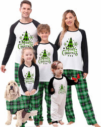 VS&LLWQ Family Christmas Pjs Matching Sets Christmas Pajamas for Family Christmas Elf Pjs Holiday Xmas Jammies Set