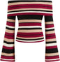 CIDER Off The Shoulder Tops for Women Long Sleeve Going Out Y2K Tops Knit Pullover Fall Outfits Trendy 2025