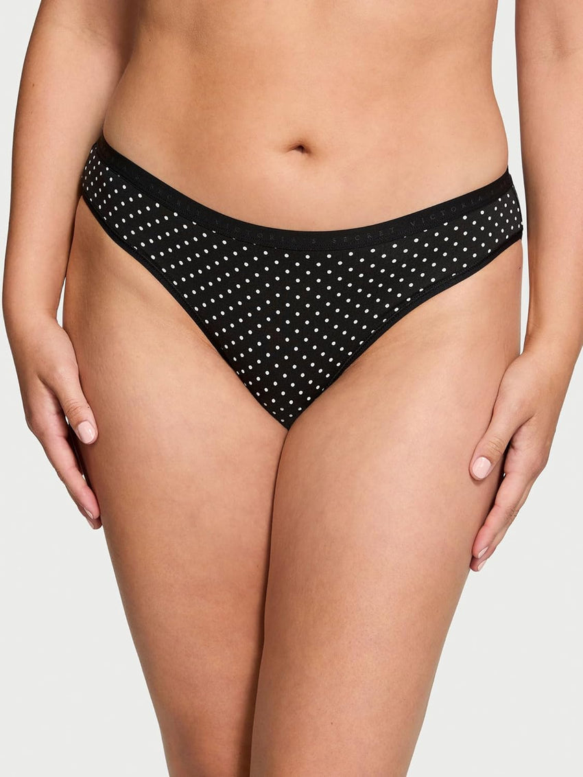 Victoria's Secret Women's Cotton Bikini Underwear, Moderate Coverage Panties for Women, Multi Pack (XS-XXL)