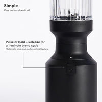 Beast Mighty 850 Plus | Premium Compact Personal Blender | Smoothies, Shakes, Dressings, Sauces | Blends Ice and Frozen Fruit | New XL Vessel | Extra Vessels, Lids and Straws | 850W (Carbon Black)