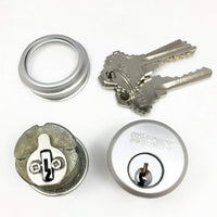 2 Mortise Lock Cylinders 1" for Commercial Store Front Entry Door Adams Rite