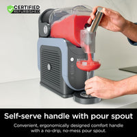 Ninja FS301 Professional Maker with RapidChill Technology, 88 oz Drink & Slushie Machine, 5 Preset Programs, Frozen Margaritas, Frappés, and More, Premium Accents, Black (Renewed)