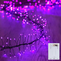 Brightown Fairy Lights Battery Operated, 10Ft 120 LED Firecracker String Lights, Waterproof Silver Wire Starry Firefly Light for DIY Wreath Weeding Indoor Outdoor Christmas Decorations