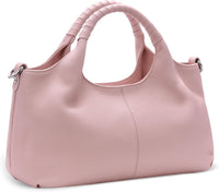 Iswee Genuine Leather Shoulder Bags Purses and Handbags for Women Satchel Designer Cross Body Hobo Medium Size Tote