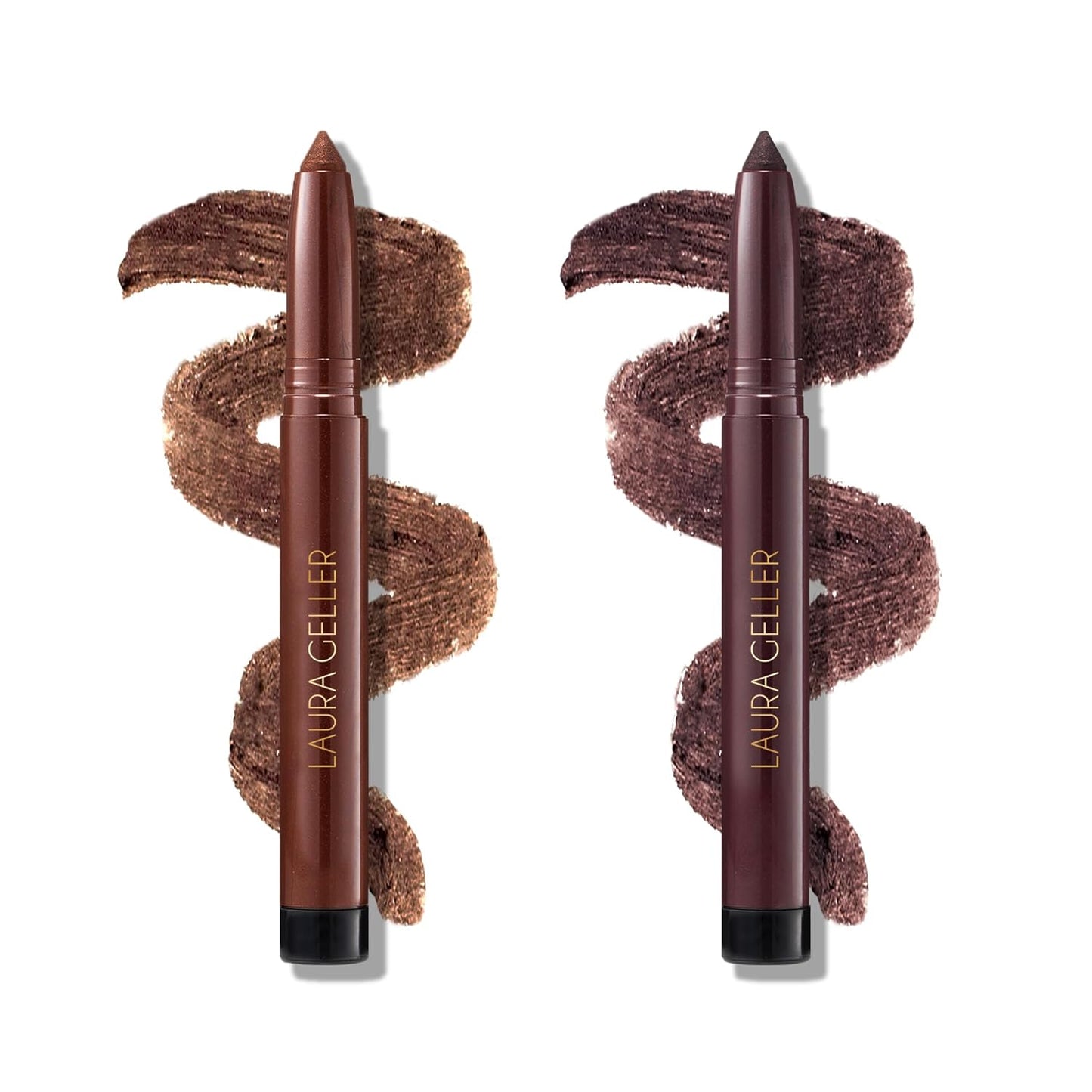 LAURA GELLER NEW YORK Kajal Longwear Kohl Eyeliner Pencil - Soft Black Kohl - Caffeine and Vitamin E - Smooth & Blendable Liner - Built-In Sharpener