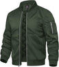 7DAY'S Men's Bomber Jackets Thermal Quilted Jacket Water Resistant Warm Winter Coats
