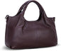 Iswee Genuine Leather Shoulder Bags Purses and Handbags for Women Satchel Designer Cross Body Hobo Medium Size Tote