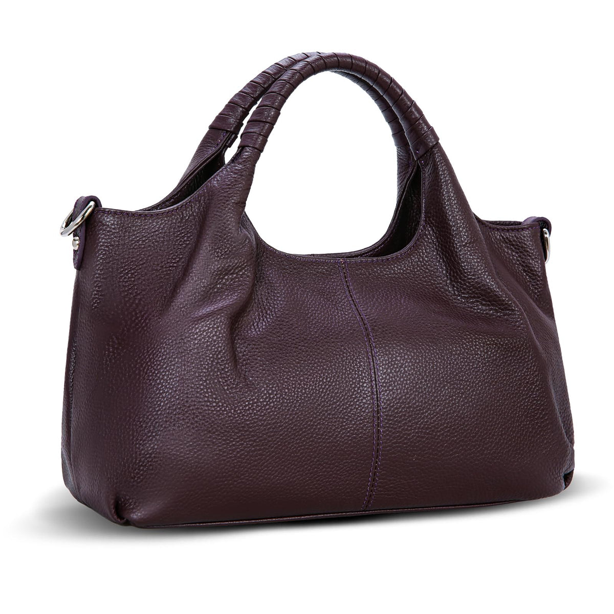 Iswee Leather Satchel Women Purse and Handbag Crossbody Shoulder Bag Hobo | Genuine Cowhide Leather Tote Top Handle Bag Soft & Durable Medium Size Bags with Detachable Multiple Pocketbooks Trendy