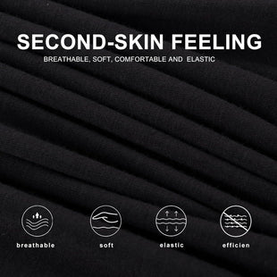 BAMBOO COOL Mens Boxer Shorts Underwear Soft Comfortable Breathable Knit Boxers Short for Men (3 or 5 Pack)