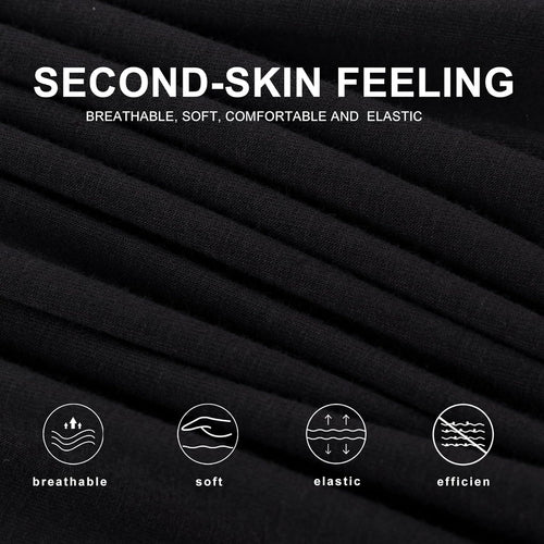 BAMBOO COOL Mens Boxer Shorts Underwear Soft Comfortable Breathable Knit Boxers Short for Men (3 or 5 Pack)